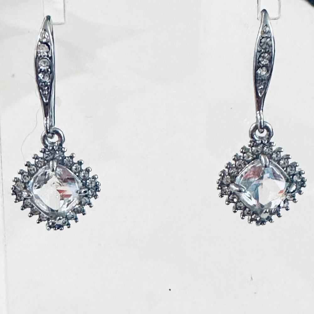 Rhinestone Drop Earrings